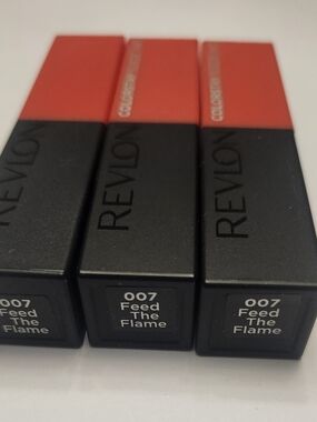 Revlon 007 Feed The Flame Lipstick Trio — Suede Ink New